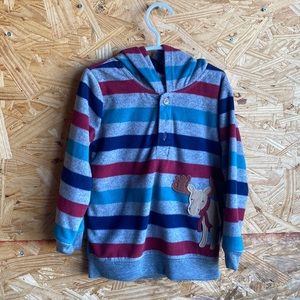 Soft Striped Hoodie